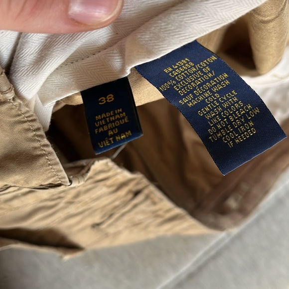 Tan Polo Ralph Lauren Lightweight Cargo Shorts - Picture 3 of 5